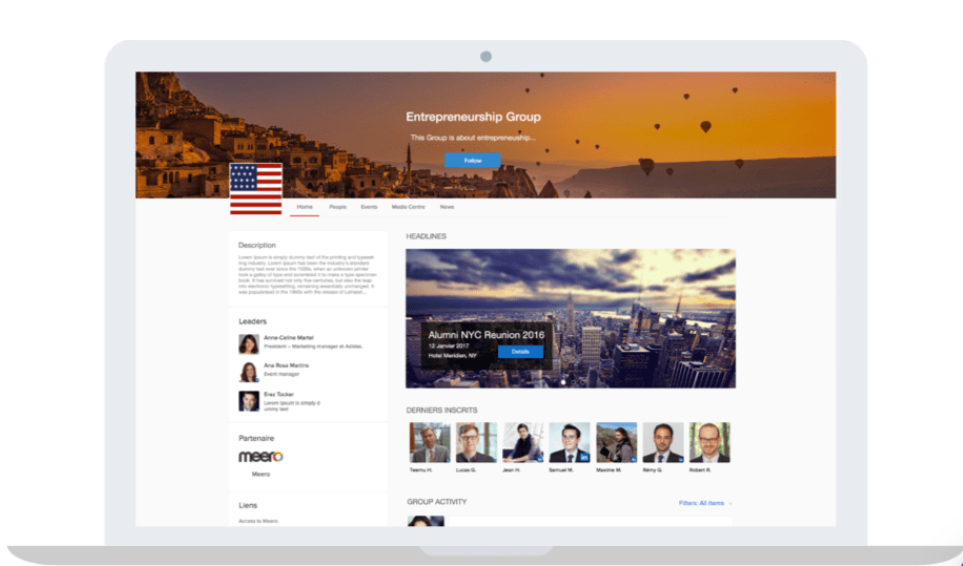 hivebrite live events