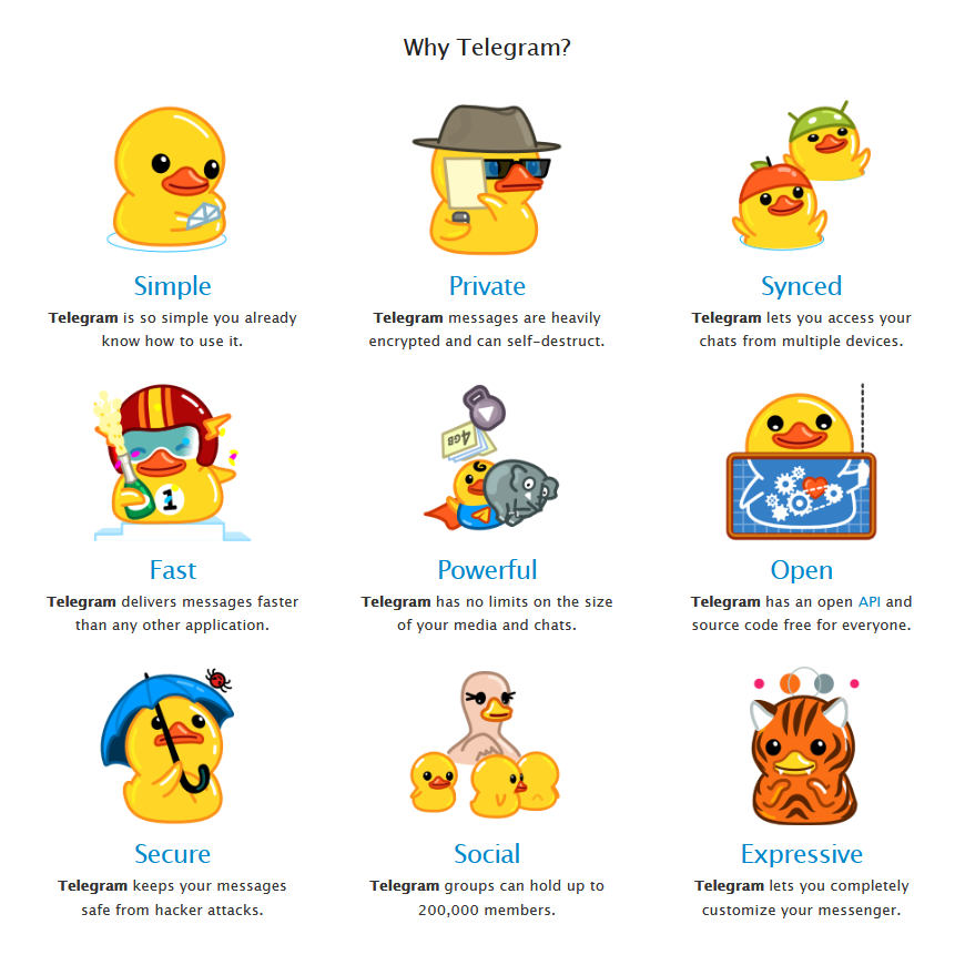 telegram duckies