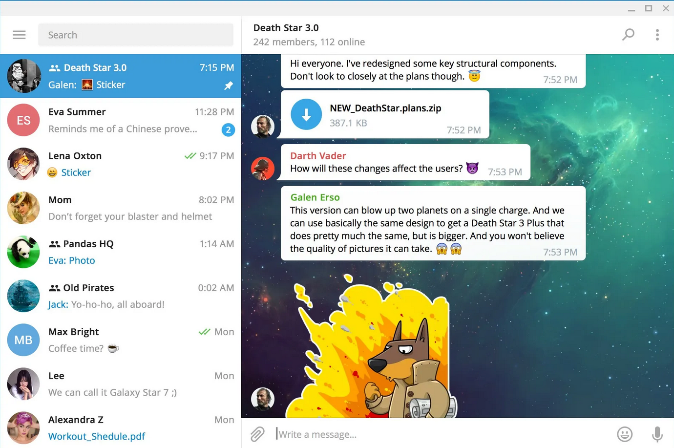 Telegram MEssaging